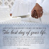 Full-color wedding celebrant ad